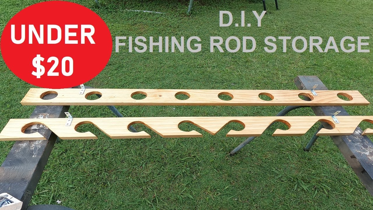 Diy Fishing Rod Storage Solution For