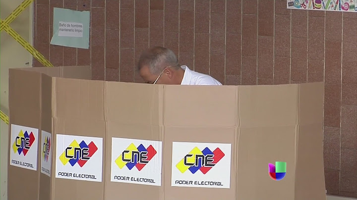 How are the election results in Venezuela progressing? -- Univision News