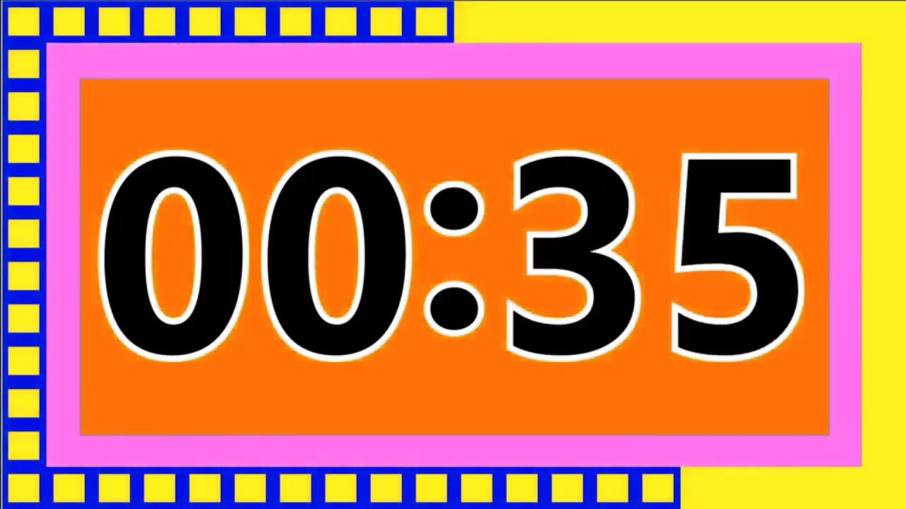 35 seconds countdown timer - YouTube