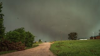 END OF THE WORLD TORNADO UP CLOSE - Sulphur Oklahoma Raw Footage May 9, 2016