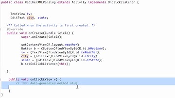 Android Developing Applications Tutorial 154 Setting up XML Parsing Project
