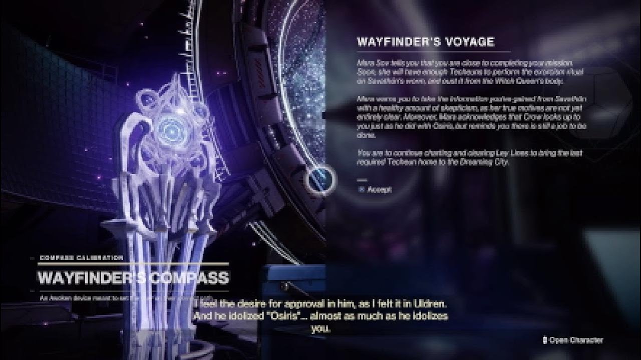 Wayfinder's Voyage VI,  Step 38-46 (Story Quest) Dialogue and Interactions - Destiny 2