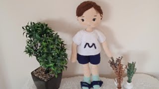 Amigurumi Erkek Bebek Mete Yapımı Bölüm 1. 40Cm Boyunda