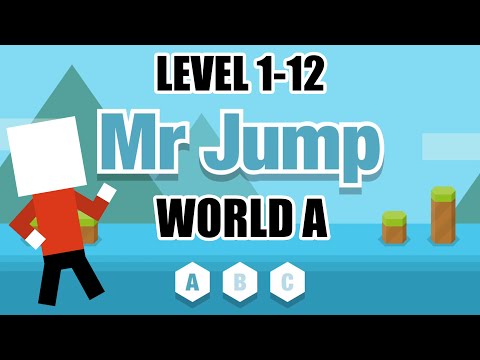 Mr Jump - World A Complete Level 1-12 | Walkthrough iOS 2016