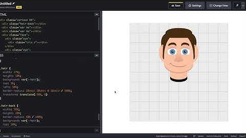 Drawing a cartoon character with HTML and CSS (2)