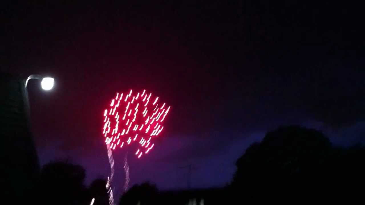 Fireworks in Ashland, Ohio. July 4, 2012. YouTube