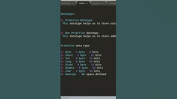 What is data type in Java ?  #shorts #short #viral #viralshorts