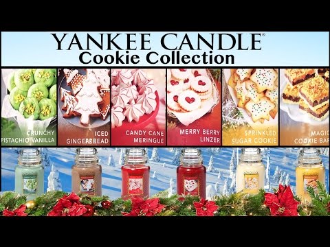 Yankee candle candy cane meringue USA cookie swap collection