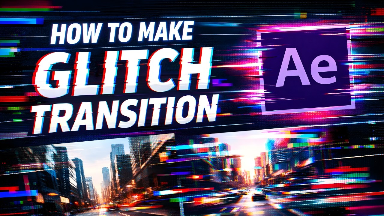 How to Make Glitch Transition in After Effects - NO PLUGINS! - YouTube