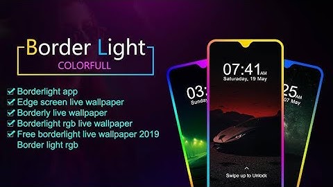 How To Set Border Lights Any Android Mobile & RGB Border Light Kaise Set Kare||2020||