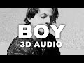 Charlie Puth Boy 3D AUDIO Listen With Headphones 