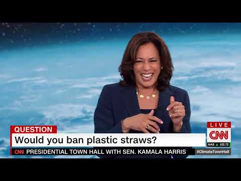 Kamala Harris: ?Yes? We Should Ban Plastic Straws