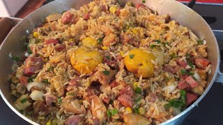 Arroz Com Peito De Frango Bacon Calabresa Pequi Receitinha Simples E Deliciosa