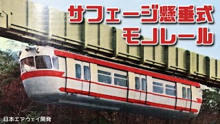 懸垂式モノレール・サフェージ式モノレールとは？　What is the SAFEGE Suspended Monorail?