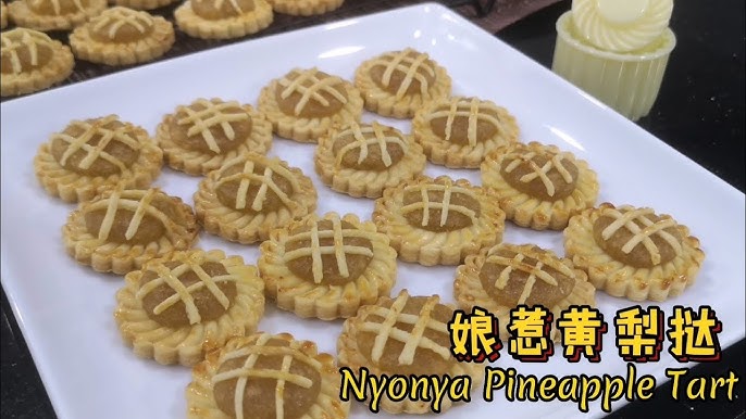 Traditional Pineapple Tarts Kueh Tart