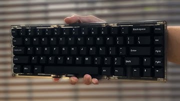 KBD67 Lite with FR4 Plate Flex Mod, C³ Banana Split Switch Typing Test