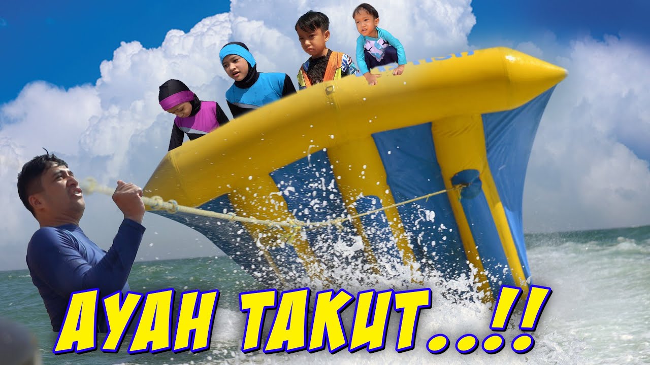 AYAH TAKUT NAIK FLYFISH..!! DJALU NANGIS GAK BISA IKUT NAIK