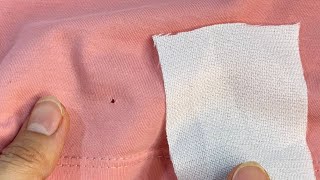 Fix Any Hole In 2 Minutes Fabric Repair Hack That Actually Works Diy
