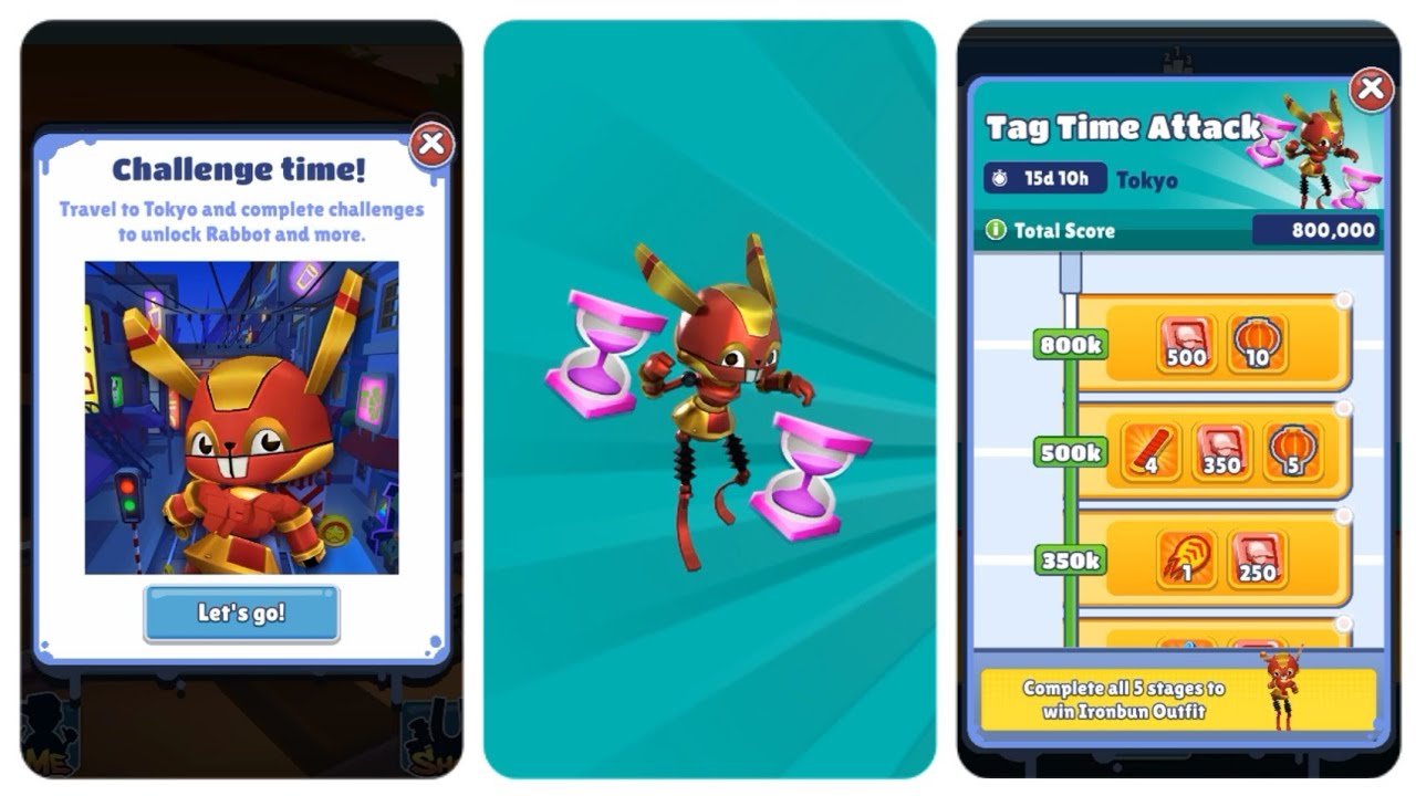 SUBWAY SURFERS TAG TIME ATTACK! TRAVELLING TO TOKYO 2021 YouTube