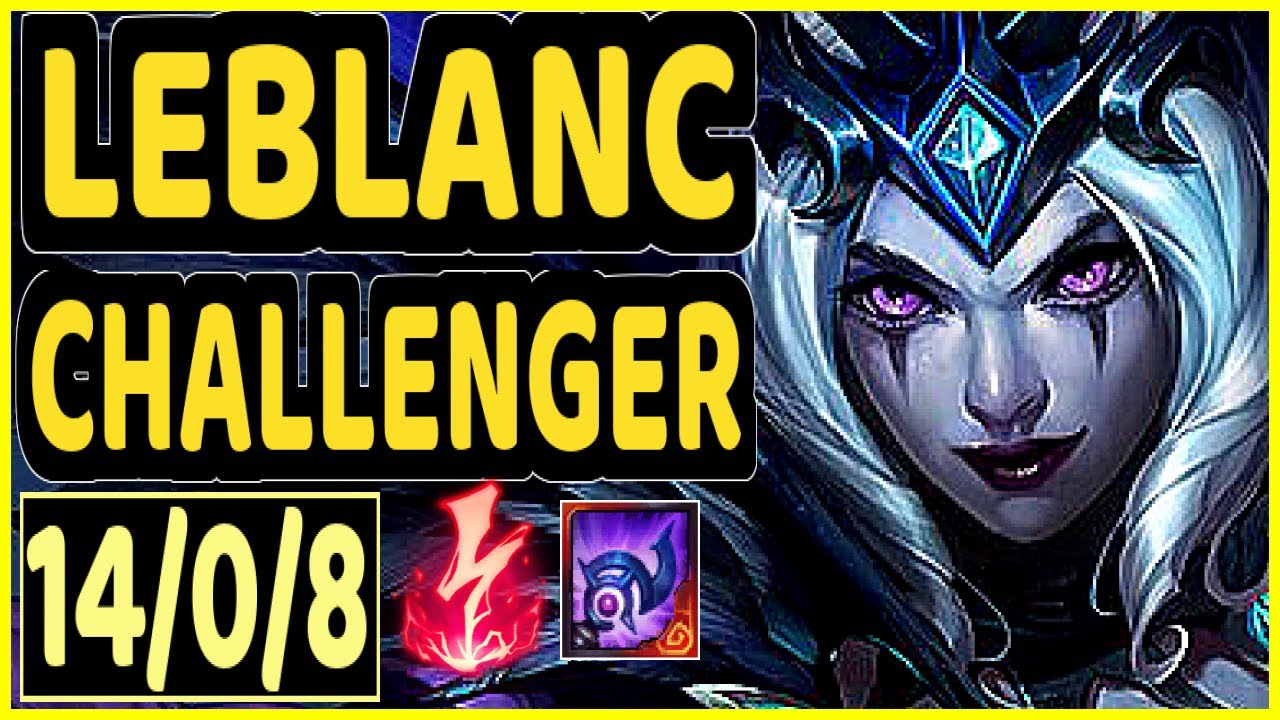 ABBEDAGGE (LEBLANC) - 14/0/8 KDA CHALLENGER GAMEPLAY - EUW