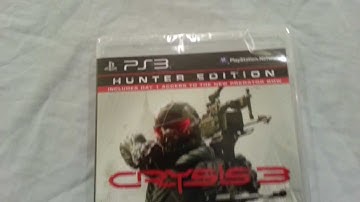 Crysis 3 HUNTER EDITION  Unboxing ps3