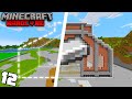 I built an iron factory in minecraft hardcore
