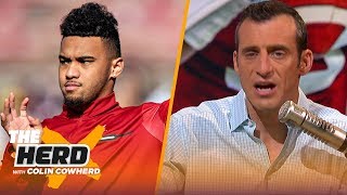 Cowboys should trade up and draft Tua, 'we've seen Dak's ceiling' — Doug Gottlieb | NFL | THE HERD