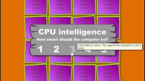 Halloween memory game