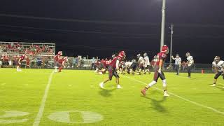 Bath County's Landan Swartz scores TD vs Pendleton County.