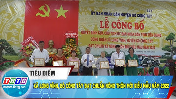 Xã Long Vĩnh, Gò Công Tây đạt chuẩn nông thôn mới kiểu mẫu năm 2022