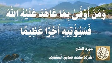 048 محمد صديق المنشاوي - سورة الفتح