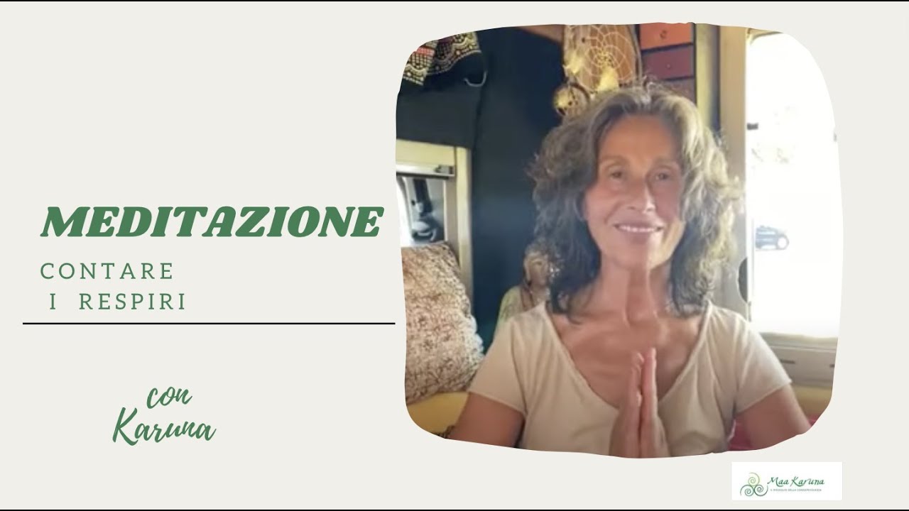 Meditazione guidata con il conteggio del respiro - YouTube