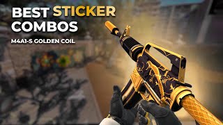 BEST M4A1-S GOLDEN COIL STICKER COMBOS - CSGO/CS2