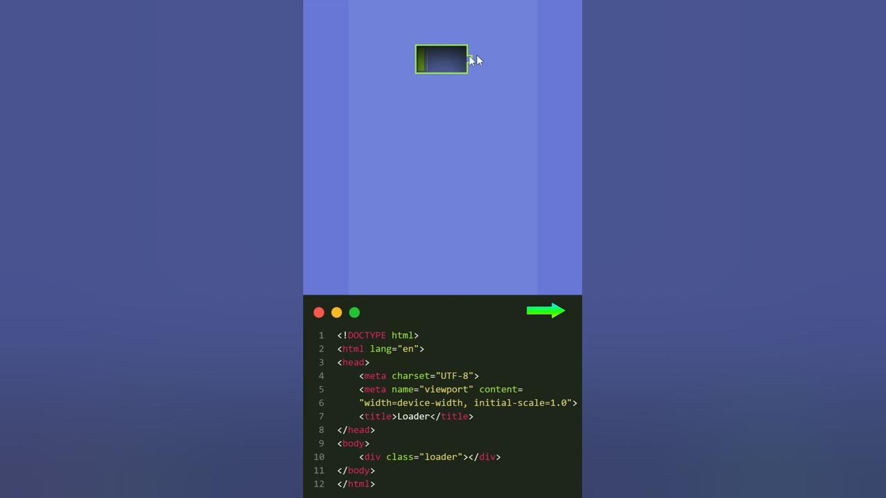 how to create animated loading bar using html and css part3..... # ...