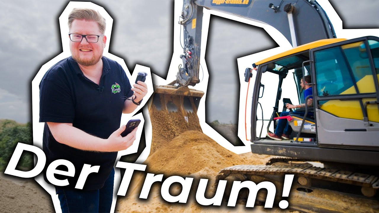 BAGGER FAHREN! - Ein Kindheitstraum wird wahr!