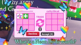 what is a neon dodo worth