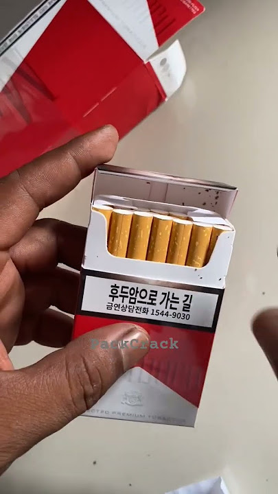 Marlboro Red Korea | This Marlboro Is Different! #unboxing #cigarette #tobacco #smoke