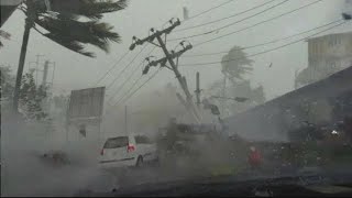 Breaking news ! Wind 285 kmh! The worst typhoon in Guam history, super typhoon Mawar