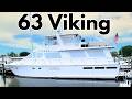 Comfortable Live-aboard | 63 Viking Gulf Star Motor Yacht $249k | Harbor Yacht Tours