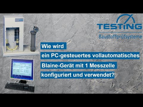 Wie wird ein Blaine-Gerät mit PC konfiguriert und verwendet?