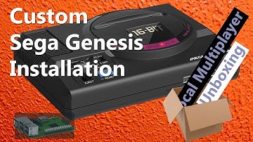 Custom Sega Genesis Mini RetroFlag Mega PI Installing Raspberry PI - Unboxing