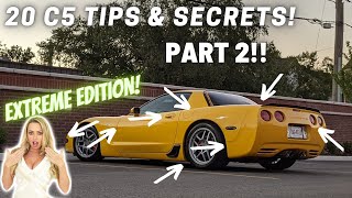 20 TIPS, SECRETS & TRICKS OF THE C5 CORVETTE! PART 2!