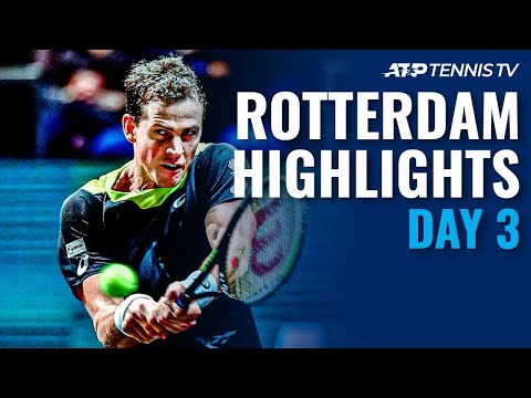 Pospisil Stuns Medvedev; Auger-Aliassime and Monfils Advance | Rotterdam Day 3 Highlights