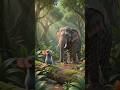 Beautiful AI Short Story of a Elephant and a Mouse #ai #youtubeshorts #shorts #viral #ytshorts