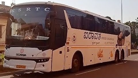 KSRTC AIRAVAT SCANIA CLUB CLASS | BENGALURU - KUNDAPURA 