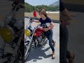 【CB400FOUR 押しがけ事情】バイク女子ボウラーあいか🏍️🎳#bike #shorts #shortvideo