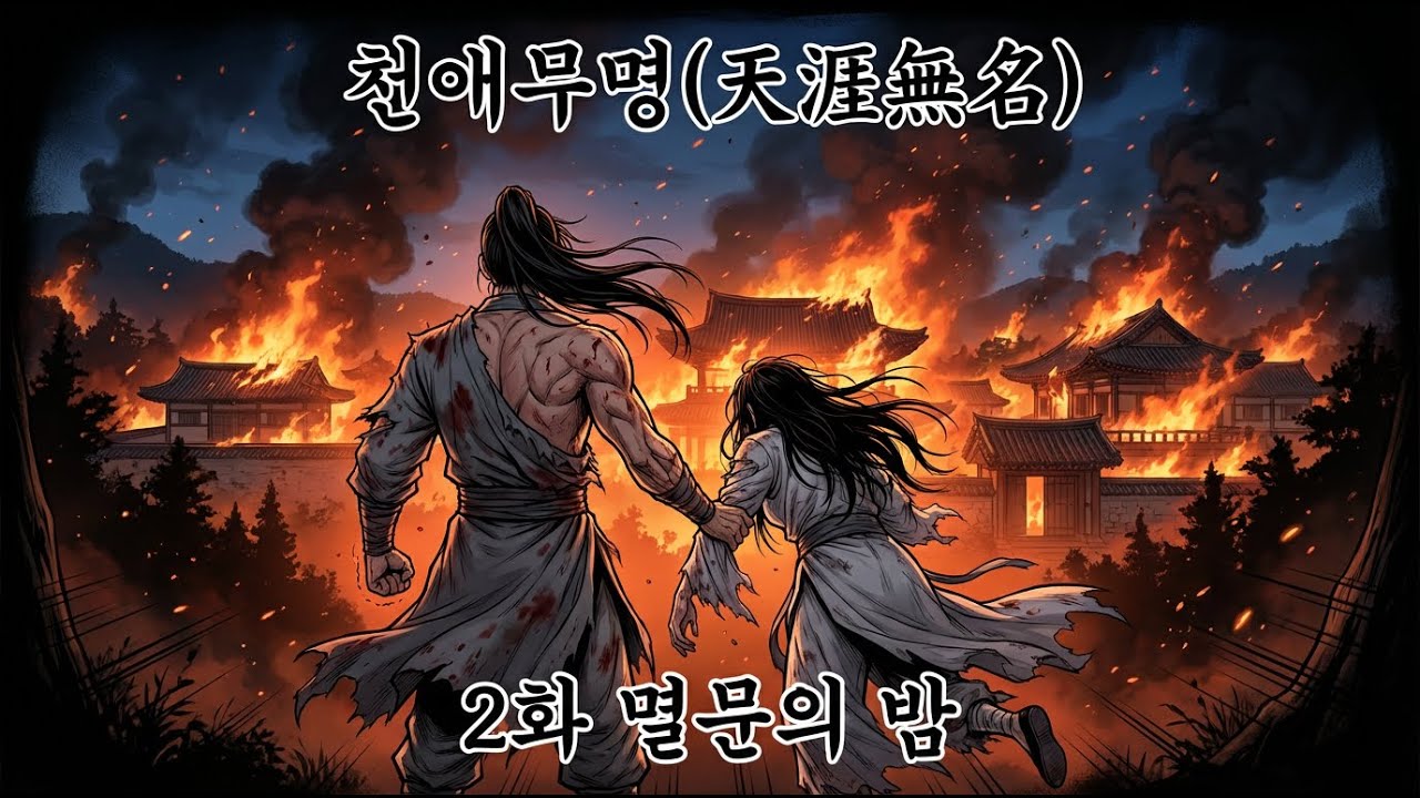 천애무명 (天涯無名) 2화 | 멸문의 밤 | 무협 | 오디오북 | 무협소설 | 창작소설