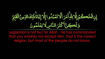 Surah Yusuf | Nasser al Qatami  سورة يوسف |  ناصر القطامي