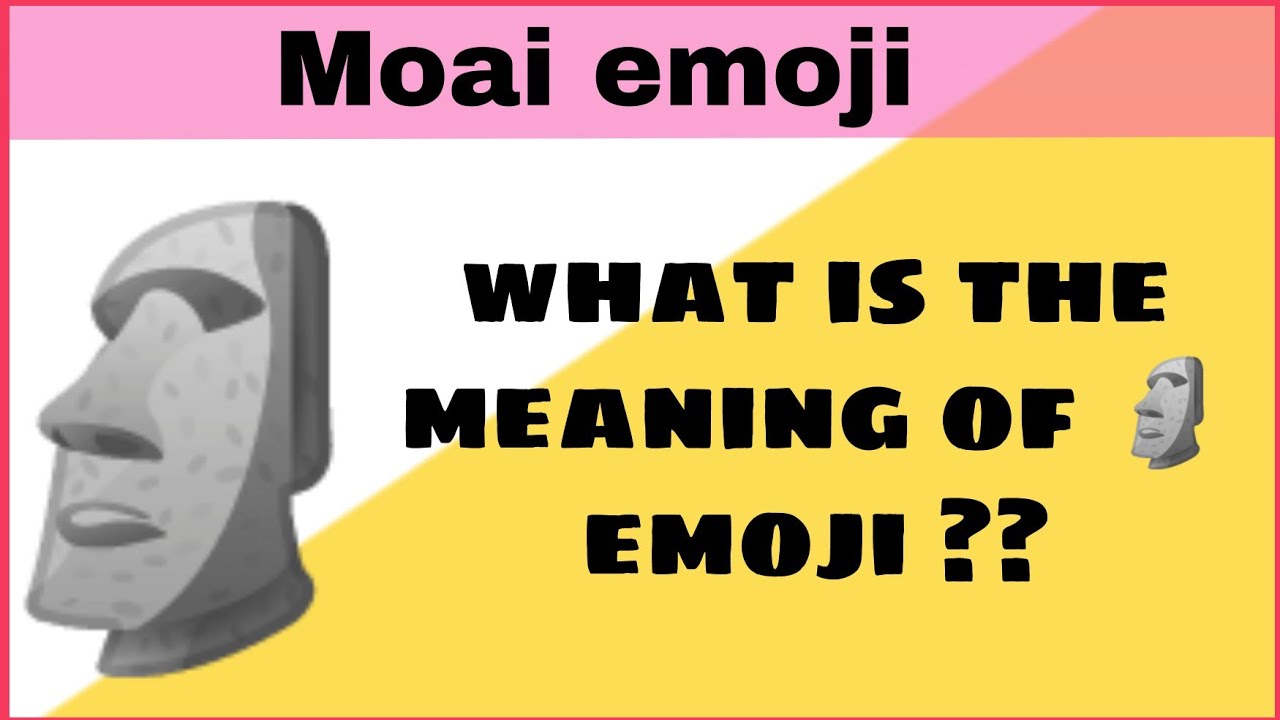 🗿 Moai emoji