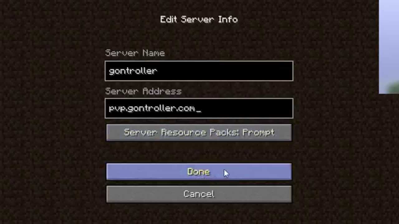 How To Join An External Server Multiplayer In Minecraft 1 7 10 Youtube